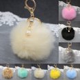 thumbnail image 2 of Bangcool Key Chain Fashion Creative Pom Pom Handbag Pendant Purse Charm Cell Phone Charm, 2 of 6