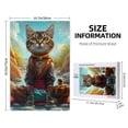 thumbnail image 4 of Naloa Riverside Meditating Cat Custom Puzzles Personalized Puzzle 1000 Pieces from Photo Custom Jigsaw Puzzle for Wedding, Graduation, (29.5×19.7in, Vertical), 4 of 9