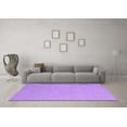 thumbnail image 3 of Ahgly Company Indoor Square Abstract Purple Contemporary Area Rugs, 8' Square, 3 of 4