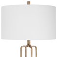 thumbnail image 7 of Uttermost Link Transitional Metal and Fabric Floor Lamp in Brass/Gold, 7 of 7
