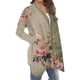 thumbnail image 5 of Cárdigan informal de manga larga para mujer, con estampado de manga larga, chaqueta tipo cárdigan, abrigo para mujer, 5 of 6