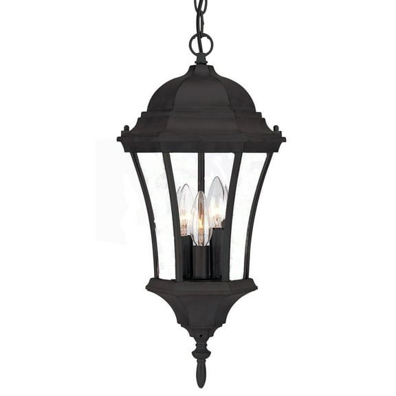 Bryn Mawr 3-Light Matte Black Hanging Light