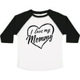 thumbnail image 3 of Inktastic I Love My Mommy in Black Chalk Heart Boys or Girls Toddler T-Shirt, 3 of 5