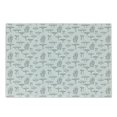 thumbnail image 1 of Mushroom Cutting Board, Pattern with Different Mushrooms Doodle Style Monochrome Display Organic Garden, Decorative Tempered Glass Cutting and Serving Board, Small Size, White Black, by Ambesonne, 1 of 1