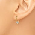 thumbnail image 3 of 14K Two-Tone Gold Earring Shrimp Creole Women'S 15 mm 14, 3 of 4