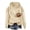 Beige, variant on Bovemsi Sweatshirt for Women Heart Football Graphic Hoodies Fall Long Sleeve Pullover Tops Mom Camo Hoodie