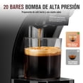 thumbnail image 4 of Cafetera Cápsulas 3 en 1, SANGKEE, 20 Bar Frío/Caliente, Café Molido, Negra, 1350W, Depósito 1L, ESC1, 4 of 8