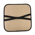 thumbnail image 3 of DOLITY Non Slip Memory Foam Cotton Stripe Office Kitchen Cushion Dining Pads , Square 40cm, 3 of 8