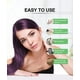 thumbnail image 4 of Herbishh Magic Hair Dye Shampoo - Colors Gray Hair in Minutes - Long Lasting - 500 Ml - 3-In-1 Ammonia-Free Color Treatment (Purple), 4 of 5