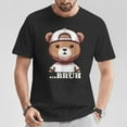 thumbnail image 2 of Bruh Meme Hip Hop Teddy Bear T-Shirt for Boys – Trendy Streetwear, Funny Urban Style Graphic Tee, Cool Casual Kids Shirt, 2 of 3