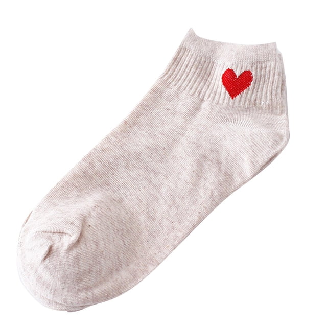 Chaussettes de Planche à Roulettes Mode en Forme de Cœur pour Femmes Chaussettes Confortables