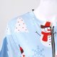 thumbnail image 2 of Sudadera de Moda Gibobby Suéter de Manga Larga con Cremallera en T Cuello Redondo Estampado Navideño Aqua L, 2 of 4