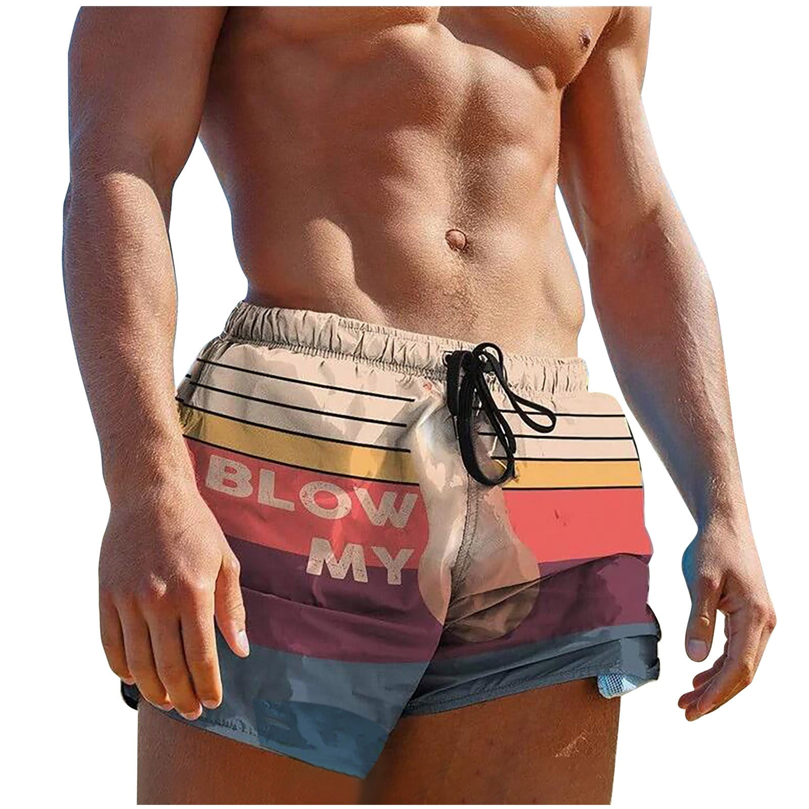 absuyy Mens Swim Trunks Casual Mens Big 