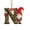 N Santa Claus, variant on Linnome 26 Letters Christmas Ornaments Alphabet Initial Hanging Christmas Gift Keepsake Decor For Christmas Tree Wreath Personalized Letter Ornaments For Holiday Decor Christmas Gift Supply