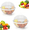 White 2, variant on CCCHCY 2pc Mesh Fruit Basket with Lid,Fruit Fly Basket with Lid, Large Capacity, Storage