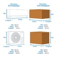 thumbnail image 4 of Aire Acondicionado Minisplit LG On/Off 18000 BTU's 220 V Mod. MT182C0 Sólo Frío, 4 of 5