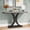 Gray, variant on Finmind Modern Narrow Entryway Console Table, 40 inch Small Entryway Table with Geometric Metal Base for Living Room, Hallway and Foyer,White & Gold