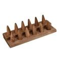 thumbnail image 2 of Milageto 12 Fingers Wood Ring Display Stand Compact for Jewelry Show Storage Showcase, 2 of 8