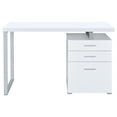 thumbnail image 5 of Brennan 47-inch 3-drawer Office Computer Desk White, 5 of 11