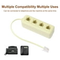 thumbnail image 5 of Unique Bargains Telephone Splitter RJ11 6P4C 1 Male to 4 Female M/F Converter Jack Adapter, 5 of 5