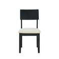 thumbnail image 4 of Linon Jamil Upholstered Dining Chair, Set of 2, Dark Charcoal, 4 of 11