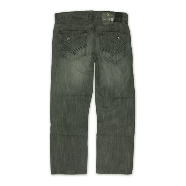 Pantalones vaqueros relajados Marc Ecko para hombre color gris 30