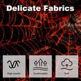 thumbnail image 3 of Spider Web Luxurious Velvet Pillows Covers Set of 2 for Throw Pillow or Bed Pillow, Unique Patterns, 16x16 18x18 20x20 Inches,for Various Occasions, 3 of 6