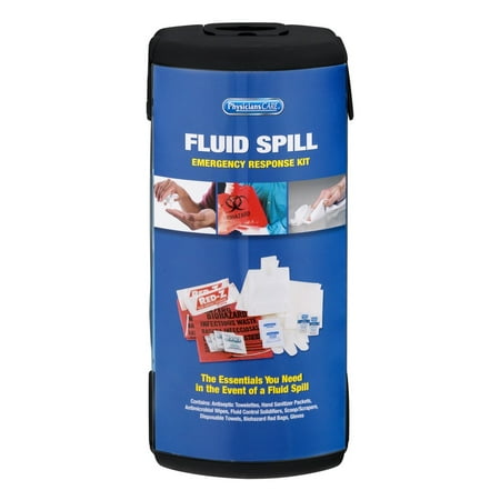 PhysiciansCare 18 Piece Fluid Spill Response Kit