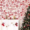thumbnail image 3 of IMISHM Christmas Candy Wall Decals Candy Cane Floor Decals Cute Christmas Wall Decorations Removable Christmas Wall Stickers for Christmas Door Window Decorations, 3 of 7