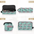 thumbnail image 5 of Hair Tool Organizer Bag with Heat Resistant Mat Removable Travel Storage Case for Hot Air Brushes Curling Irons Unicorns Riding in Cars, 5 of 8