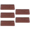 thumbnail image 2 of 5Pcs Cute Shape Baking Mold Silicone Chocolate Pudding Cake Mold for Kitchen HomeNumber, 2 of 22