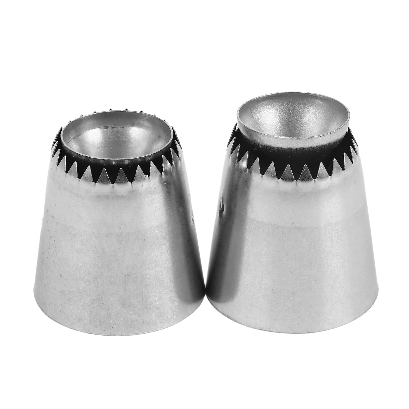 2Pcs Ring Cookies Mold Piping Russian Nozzles Icing Cake Decorating Pastry Tip 