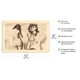 thumbnail image 2 of Figure Studies for Etchings - from Etchings and Drawings of Hawaiians - Vintage Drypoint Etching by John Melville Kelly c.1940s - 8 x 12 inch Vintage Metal Tin Sign, 2 of 4