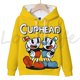 thumbnail image 3 of Sudadera con capucha para niños, juego Cuphead Mugman, sudadera con capucha 3D, sudaderas para niños y niñas, jerséis de anime, lindas camisetas, sudaderas para adolescentes, ropa de calle informal, 3 of 5
