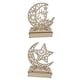 thumbnail image 1 of 2 PCS Wooden  Eid Mubarak for Festival Party Supplies, 1 of 9