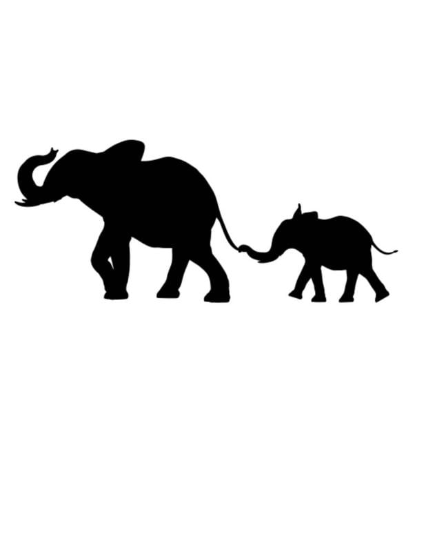 Elephant Outline transparent background PNG cliparts free download |  HiClipart