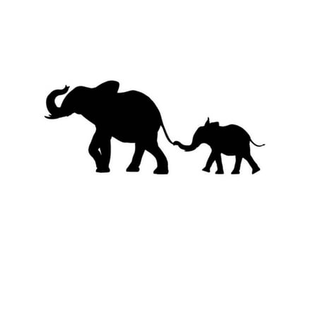 Download Pack of 3 Elephant and Baby Elephant Stencils Made from 4 ...