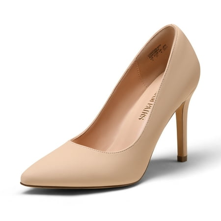 

Dream Pairs Women Pointed Toe High Heel Shoes Wedding Party Pumps Shoes NUDE/NUBUCK CHRISTIAN-NEW size 11