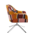 thumbnail image 4 of Linon London Metal Multi Swivel Accent Chair in Multi-color, 4 of 11