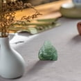 thumbnail image 3 of CxhicLuv Crystal Carved Laughing Buddha, Green Aventurine Feng Shui Figurine for Wealth & Prosperity, Home & Office Decoration, Positive Energy Statue for Family & Business, 3 of 5
