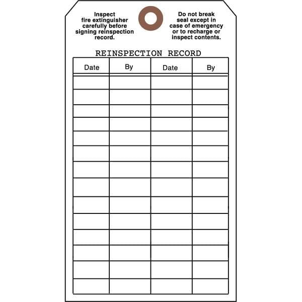 Tag, White, Cardstock, 7 in H, 4 in W, PK25 FTUF-G51