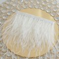 thumbnail image 2 of Efavormart 39" White Real Ostrich Feather Trims With Satin Ribbon Tape For Wedding Decoration, 2 of 11