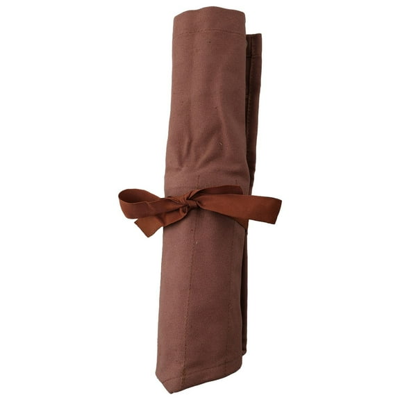 Heavy Duty Waxed Canvas Tool Roll Bag With 16 Pockets For Secure Tool Storage Fangkenuo