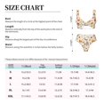 thumbnail image 2 of Kdxio Autumn Print Women's 2 Piece High Waisted Wrap Spaghetti Strap Summer Swimsuit Bikini Set-Large, 2 of 5