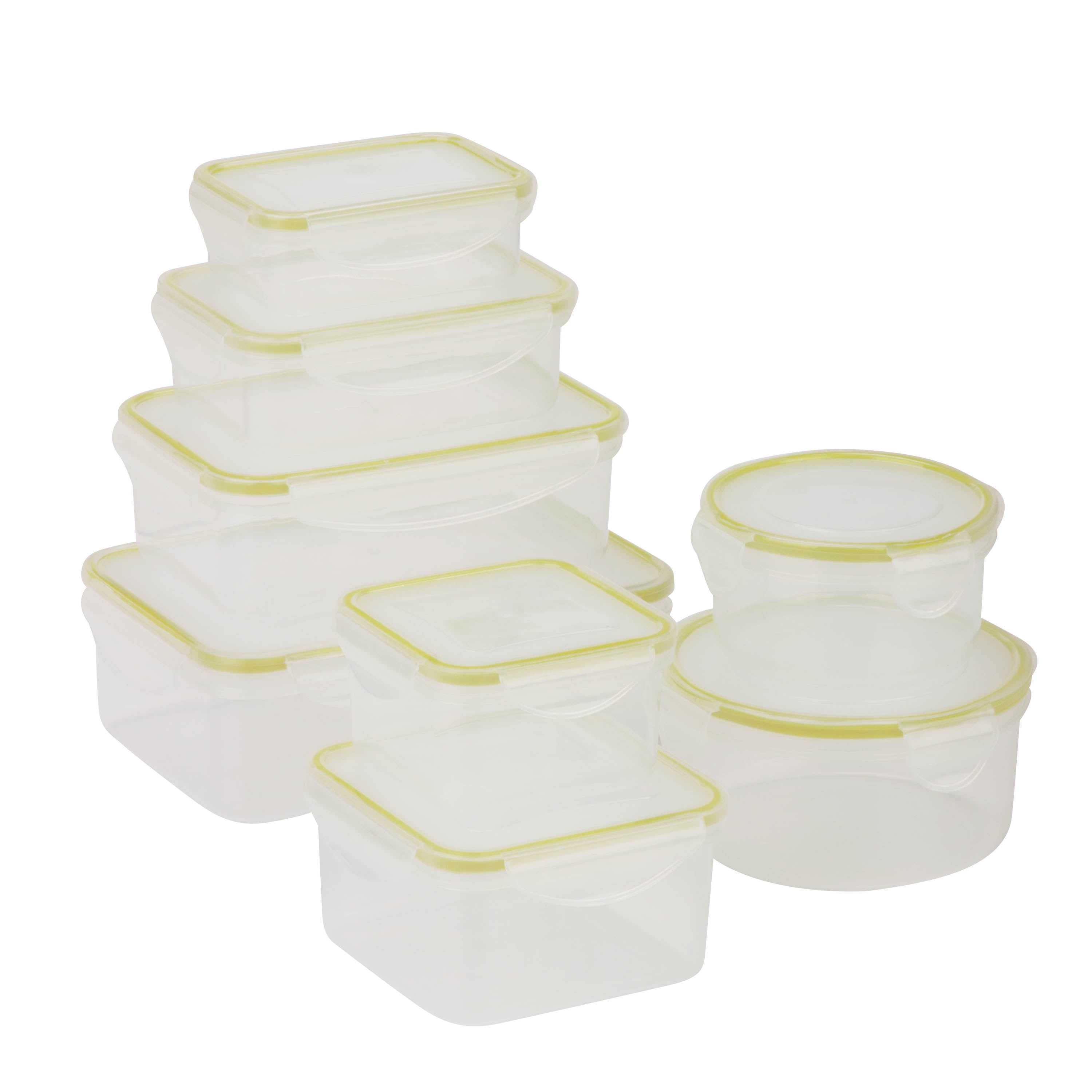 Honey Can Do 16pc set snap food containers