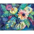thumbnail image 2 of Vertentes, Jeanette 14x12 White Modern Wood Framed Museum Art Print Titled - Happiness, 2 of 4