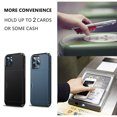 thumbnail image 5 of Funda protectora oculta deslizante con ranura para tarjeta de crédito, carcasa trasera para iPhone 14Pro, 2 uds., 5 of 5