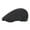 Black, variant on Flat Cap for Men Fashion Men Cotton Adjustable Hasp Flat Cap Sun Master Hat Newsboy Hat