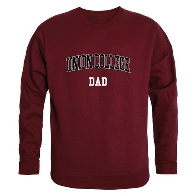 W Republic 562-461-MAR-01 Chandail en Molleton Col Rond pour Hommes Union College Papa, Marron - Petit