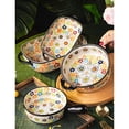 thumbnail image 5 of Large-capacity High-temperature Household Baking Dishes Vintage Underglaze Tableware Deep Dinner Plate with Handle, 5 of 5